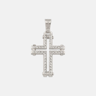Diamond Outline Cross