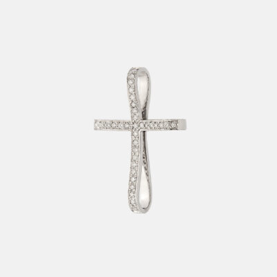 Diamond Ribbon Cross