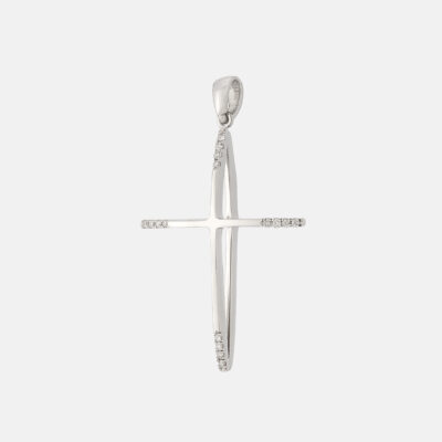 Delicate Diamond Cross