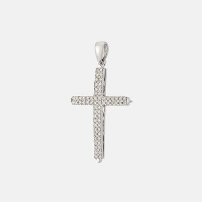 Pavé Diamond Cross