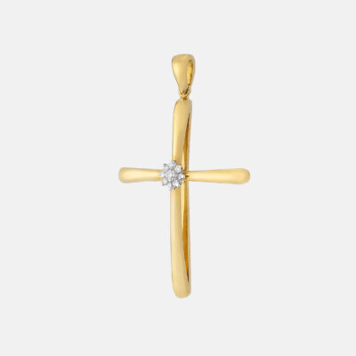Rosette Diamond Cross