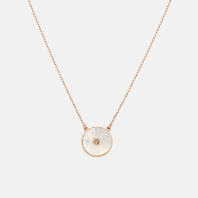 Mother of Pearl Round Necklace