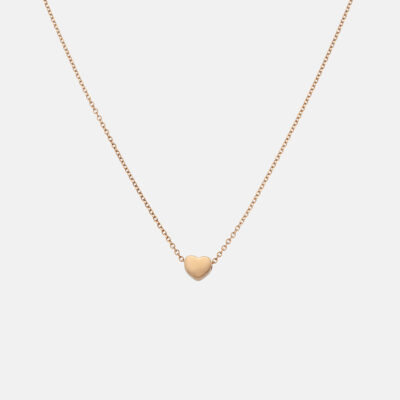 Puffed Heart Necklace