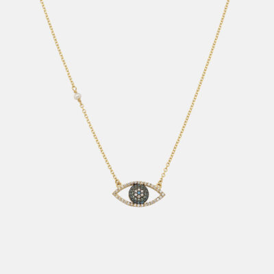 Pavé Eye Necklace