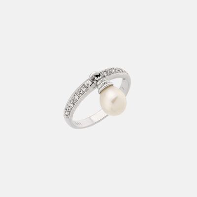 Drop Fresh Water Pearl Ring