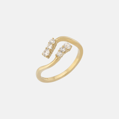 Six-Stone Croisé Ring