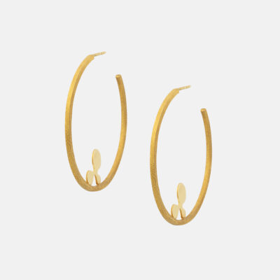 Sarina's Round Hoop Earrings