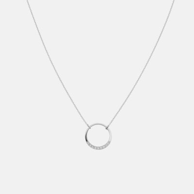 Diamond Circle Necklace