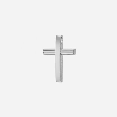 Modern Cross 14kt in White Gold