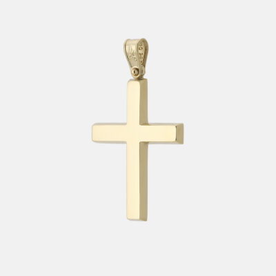 Minimal Cross 14kt in Yellow Gold