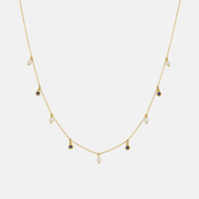 Sapphires & Pearls Necklace