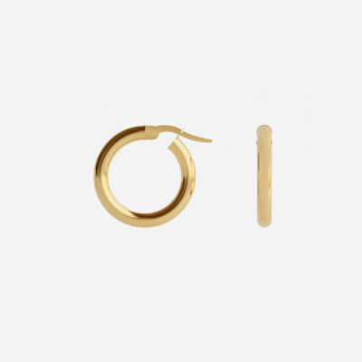 Round Bold Hoop Earrings