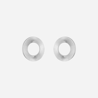 Medium Circle Illusion Earrings