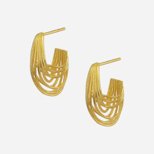sfoojewelry_contrustcollective_illusioncollection_cross lines hoop earrings_goldplated silver