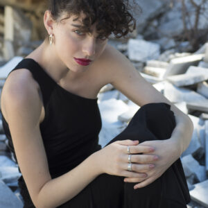 sfoojewelry_contrustcollective_illusioncollection_cut circle earrings_rings_silver