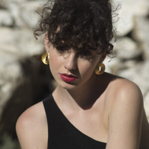 sfoojewelry_contrustcollective_illusioncollection_large_circle earrings b_gold plated silver