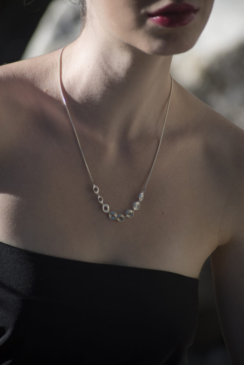 sfoojewelry_contrustcollective_illusioncollection_small 8 circle necklace_silver