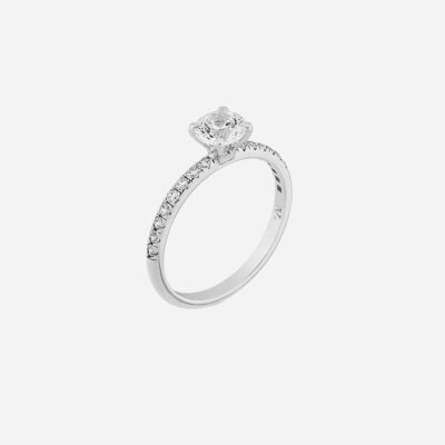Pure Sparkle Solitaire Ring