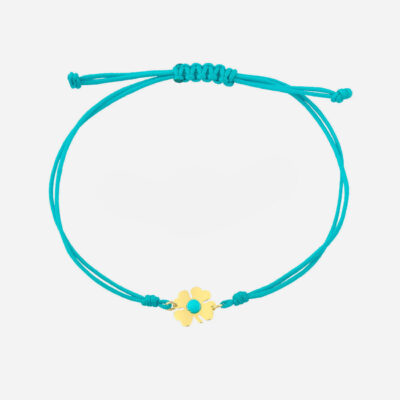 Four-leaf Clover Cord Bracelet