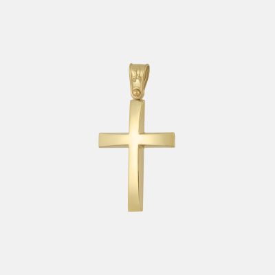 Men's Cross in 14kt Yellow Gold