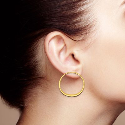 Minimal Circular Earrings