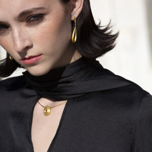 sfoojewelry_metropoliscollection_oval gold necklace_oval gold illusion earrings4