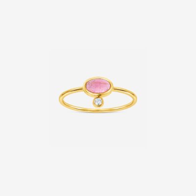 Byzadium Mosaic Tourmaline Ring